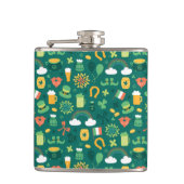 Flasques Motif irlandais mignon d'icône (Devant)