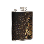 Flasques Motif Jaguar Doré           (Droite)