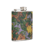 Flasques Motif jaune de camouflage de fleur (Droite)