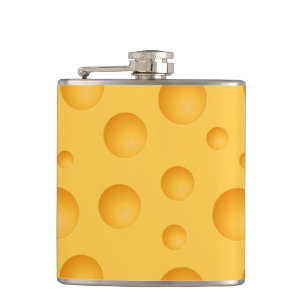 Flasques Motif jaune de fromage