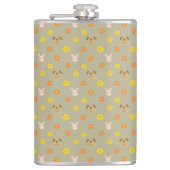 Flasques Motif lapin et chiot (Devant)