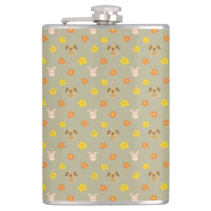 Flasques Motif lapin et chiot