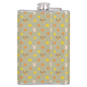 Flasques Motif lapin et chiot (Dos)