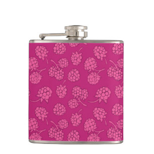 Flasques Motif magenta de baie
