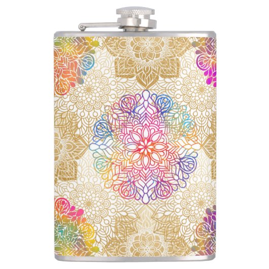 Flasques Motif Mandala (Devant)