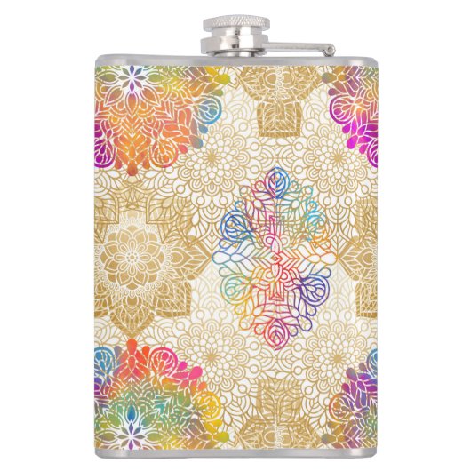 Flasques Motif Mandala (Dos)