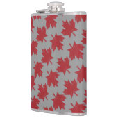 Flasques Motif Maple Leaf (Gauche)