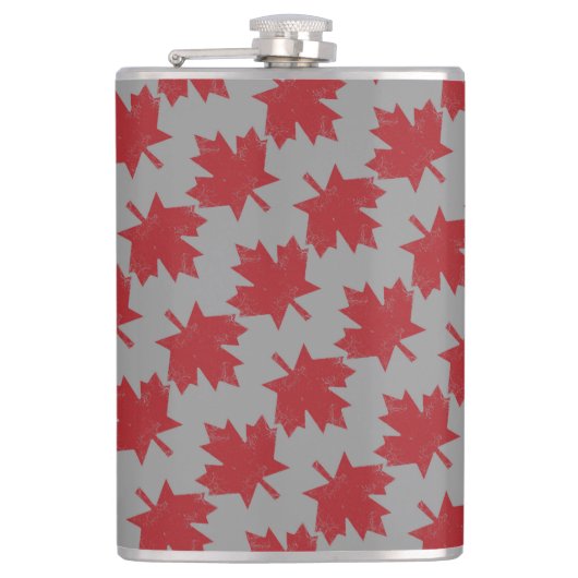 Flasques Motif Maple Leaf (Devant)