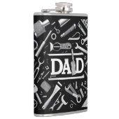 Flasques Motif mécanique, papa (Droite)