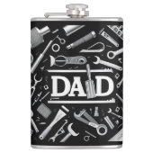 Flasques Motif mécanique, papa (Devant)