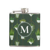 Flasques Motif ménager à accrochage géométrique (Devant)