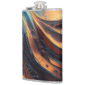 Flasques Motif métallique (Gauche)