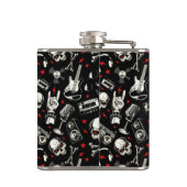 Flasques Motif métallique lourd rétro (Dos)