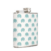 Flasques Motif mignon turquoise d'éléphant (Droite)