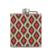 Flasques Motif moderne d'ikat (Dos)