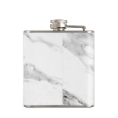Flasques Motif moderne en marbre blanc gris noir (Dos)