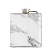 Flasques Motif moderne en marbre blanc gris noir (Dos)