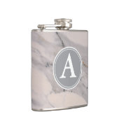 Flasques Motif moderne en marbre noir gris rose (Droite)