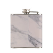 Flasques Motif moderne en marbre noir gris rose (Dos)