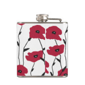 Flasques Motif moderne Monogram Poppies (Dos)