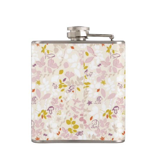 Flasques motif montrant les animaux lunatiques (Dos)