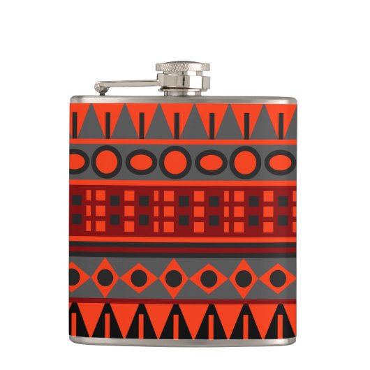 Flasques Motif natif Aztec (Devant)