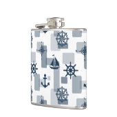 Flasques Motif nautique (Gauche)