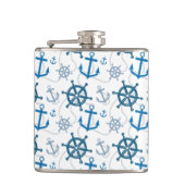 Flasques motif nautique (Devant)