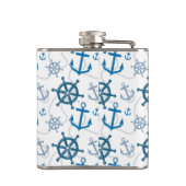 Flasques motif nautique (Dos)