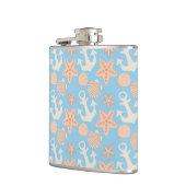 Flasques Motif nautique en pastel (Gauche)
