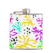 Flasques motif néon multicolore Abstrait (Devant)