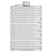 Flasques motif noir et blanc avec un arrière - plan blanc (Devant)