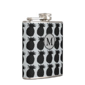Flasques Motif noir et blanc classique d'ananas (Droite)