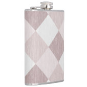 Flasques Motif Oblique de  géométrique beige et gris (Droite)