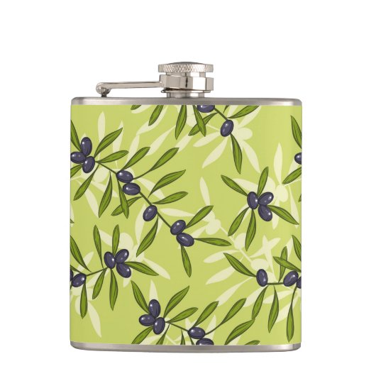 Flasques Motif olive (Devant)