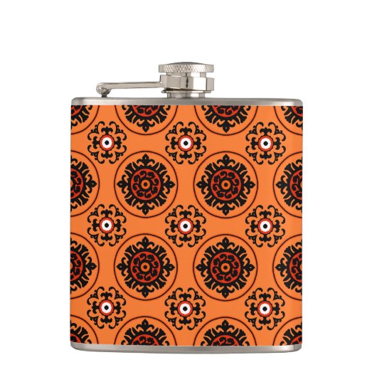 Flasques Motif orange de Suzani (Devant)