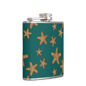 Flasques Motif orange d'étoiles de mer (Droite)