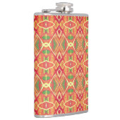 Flasques Motif orange et vert (Droite)