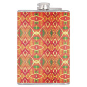 Flasques Motif orange et vert (Dos)