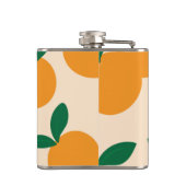 Flasques Motif Oranges De Fruits Citriques De Style Moderne (Dos)