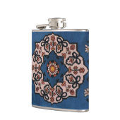 Flasques Motif oriental bleu persan turc, Moquette (Gauche)