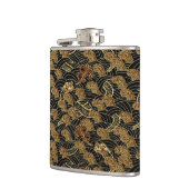 Flasques Motif oriental de dragon de mer (Gauche)