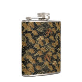 Flasques Motif oriental de dragon de mer (Droite)