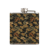 Flasques Motif oriental de dragon de mer (Dos)