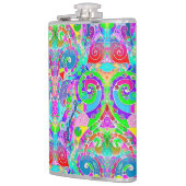 Flasques Motif Peint À La Main Et Numériquement Art 22 (Gauche)