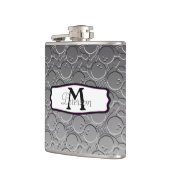 Flasques Motif Personalizable de regard de Chrom de boule (Gauche)