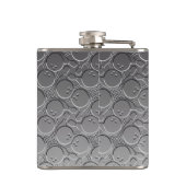 Flasques Motif Personalizable de regard de Chrom de boule (Dos)
