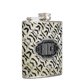 Flasques Motif personnalisé de la moustache noire (Droite)