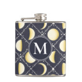 Flasques Motif Phases de lune céleste (Devant)