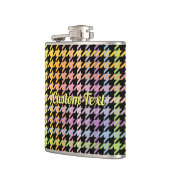 Flasques Motif pied-de-poule arc-en-ciel (Gauche)